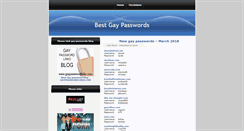Desktop Screenshot of bestgaypass.com