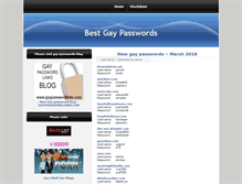 Tablet Screenshot of bestgaypass.com